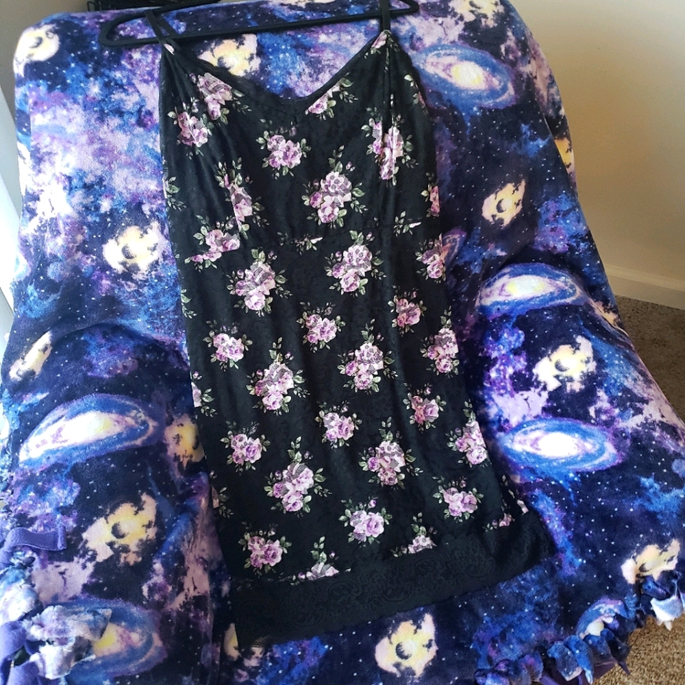 💓 sexy & floral forever 21+ slip bodycon dress !!